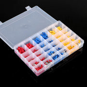 Kit assortimento di connettori a crimpare per terminali elettrici isolati pressati a freddo da 480 pezzi, 480 PCS