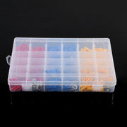 Kit assortimento di connettori a crimpare per terminali elettrici isolati pressati a freddo da 480 pezzi, 480 PCS