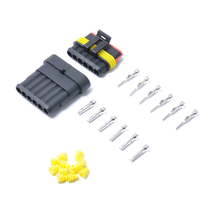 10 set di connettori per cavi elettrici impermeabili sigillati a 6 pin per auto, A0315