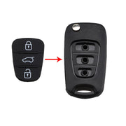 Cuscinetto in silicone di ricambio a 2 pulsanti per guscio chiave auto Hyundai / Kia, senza batteria, For Hyundai / Kia 3 Buttons