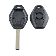 Per BMW Serie 1/3/5/6/7 e X3 / X5 / Z3 / Z4 Custodia sostitutiva per chiavi auto, con lama HU92, senza batteria, HU92 Blade