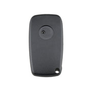 Per chiavi auto FIAT, custodia sostitutiva a 3 pulsanti con supporto laterale per batteria, Black, Blue
