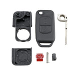 Custodia chiave auto 2 pulsanti per Mercedes-Benz