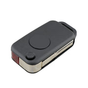 Per chiavi auto Mercedes-Benz di ricambio, custodia per chiave auto a 1 pulsante con stelo chiave pieghevole, 1 Button