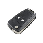 Custodia sostitutiva chiave auto Opel 2 pulsanti con stelo pieghe