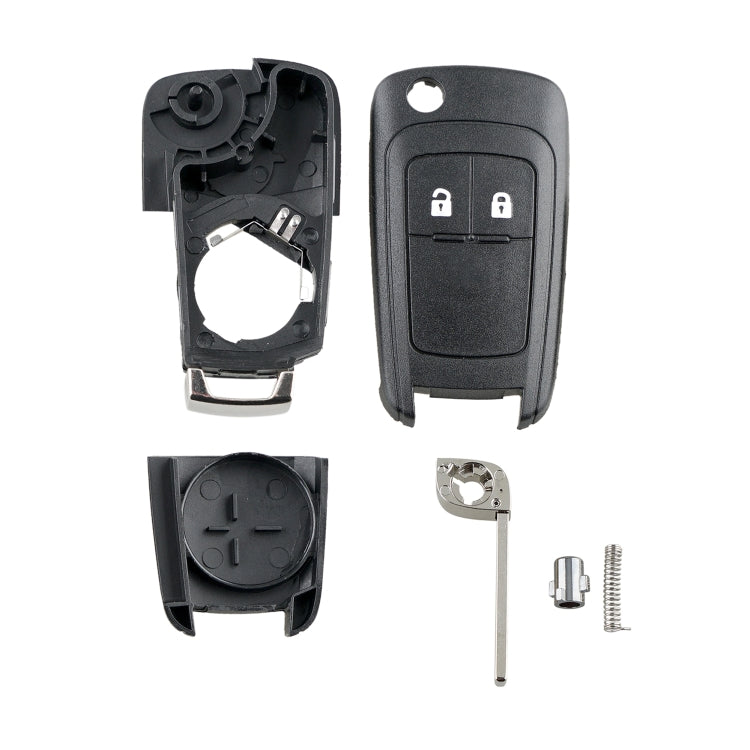 Custodia sostitutiva chiave auto Opel 2 pulsanti con stelo pieghe
