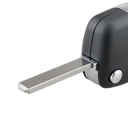 Custodia di ricambio per chiavi auto PEUGEOT a 2 pulsanti con supporto, senza scanalatura, 2 Buttons without Grooved