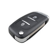 Custodia di ricambio per chiavi auto PEUGEOT a 2 pulsanti con scanalatura e supporto, 2 Buttons with Grooved
