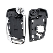 Custodia di ricambio per chiavi auto PEUGEOT a 2 pulsanti con scanalatura e supporto, 2 Buttons with Grooved