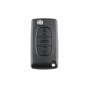 Custodia di ricambio per chiavi auto PEUGEOT a 3 pulsanti con scanalatura, senza supporto, For PEUGEOT