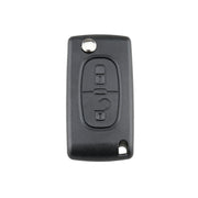 Per chiavi auto PEUGEOT di ricambio, custodia quadrata a 2 pulsanti con scanalatura e supporto, 2 Buttons Square with Grooved