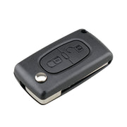 Per chiavi auto PEUGEOT di ricambio, custodia quadrata a 2 pulsanti con scanalatura e supporto, 2 Buttons Square with Grooved