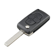 Per CITROEN C8 / PEUGEOT 1007 Chiavi di ricambio per auto a 4 pulsanti con scanalatura, senza supporto, For CITROEN C8 / PEUGEOT 1007
