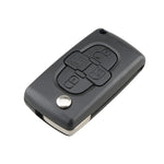 Chiave di ricambio 4 pulsanti per Citroen C8 e Peugeot 1007