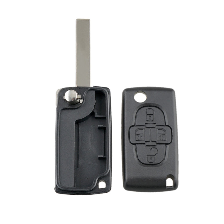 Chiave di ricambio 4 pulsanti per Citroen C8 e Peugeot 1007