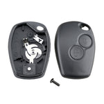 Per RENAULT Modus / Clio 3 / Kangoo 2 / Twingo Chiavi di ricambio per auto a 2 pulsanti con presa 307, senza lama, For RENAULT with 307 Socket