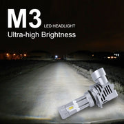 2 PZ M3 9006 / HB4 DC9-32V / 17W / 6500K / 2000LM IP68 Lampade per fari LED per auto, 9006 / HB4
