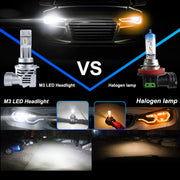 2 PZ M3 9006 / HB4 DC9-32V / 17W / 6500K / 2000LM IP68 Lampade per fari LED per auto, 9006 / HB4