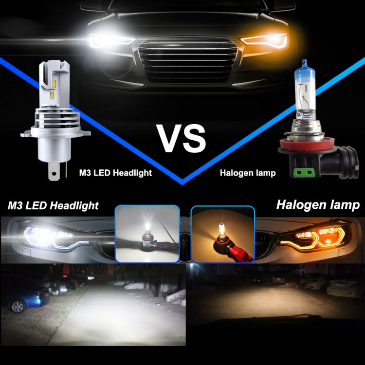 Lampade LED per fari auto H4 6500K 2000LM IP68