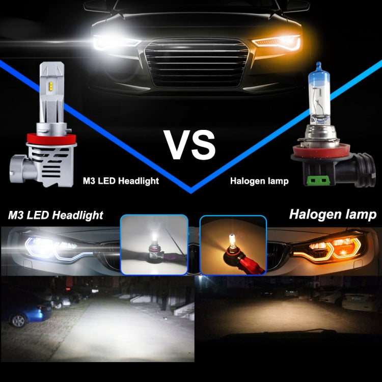 Lampade LED per fari auto H8 H9 H11 6500K 17W 2000LM