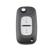 Per RENAULT Clio / Megane / Kangoo / Modus Chiavi di ricambio per auto 2 pulsanti Custodia per chiave con stelo della chiave pieghevole, For RENAULT Clio 2 Buttons