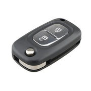 Per RENAULT Clio / Megane / Kangoo / Modus Chiavi di ricambio per auto 2 pulsanti Custodia per chiave con stelo della chiave pieghevole, For RENAULT Clio 2 Buttons