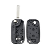 Per RENAULT Clio / Megane / Kangoo / Modus Chiavi di ricambio per auto 2 pulsanti Custodia per chiave con stelo della chiave pieghevole, For RENAULT Clio 2 Buttons