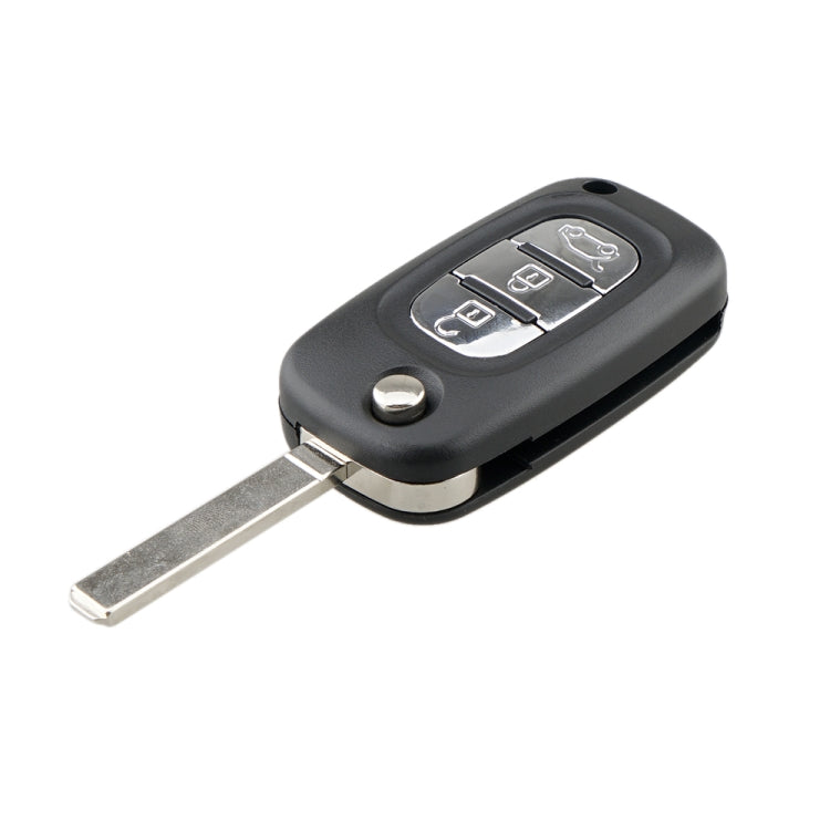 Per RENAULT Clio/Megane/Kangoo/Modus Chiavi di Ricambio per Auto 3 Pulsanti Custodia per Chiave con Stelo della Chiave Pieghevole, For RENAULT Clio 3 Buttons
