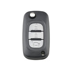 Per RENAULT Clio/Megane/Kangoo/Modus Chiavi di Ricambio per Auto 3 Pulsanti Custodia per Chiave con Stelo della Chiave Pieghevole, For RENAULT Clio 3 Buttons