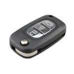 Per RENAULT Clio/Megane/Kangoo/Modus Chiavi di Ricambio per Auto 3 Pulsanti Custodia per Chiave con Stelo della Chiave Pieghevole, For RENAULT Clio 3 Buttons