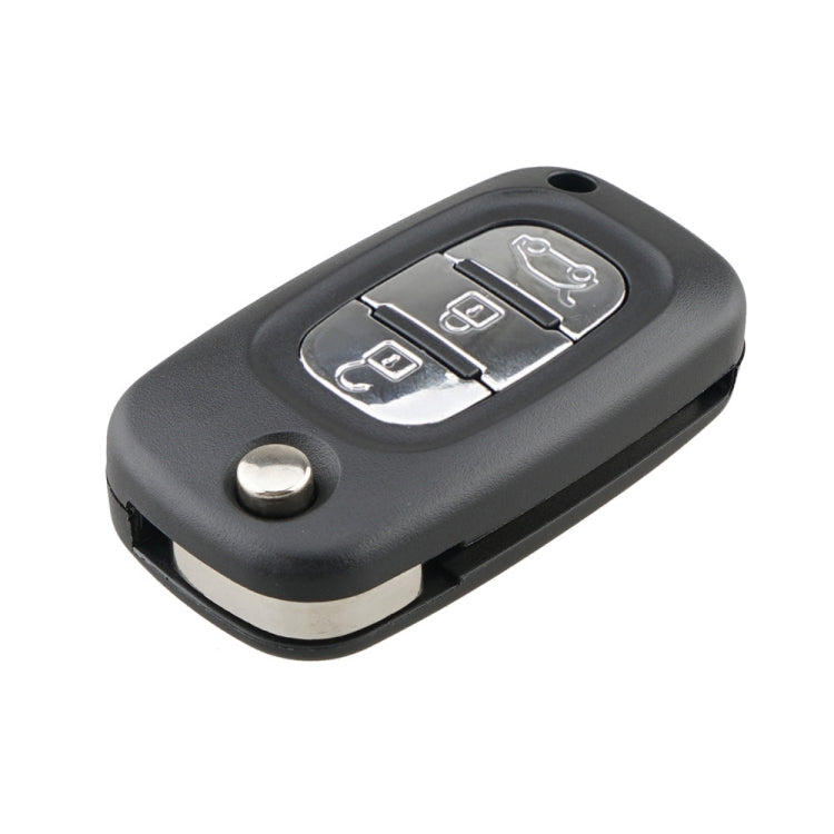 Per RENAULT Clio/Megane/Kangoo/Modus Chiavi di Ricambio per Auto 3 Pulsanti Custodia per Chiave con Stelo della Chiave Pieghevole, For RENAULT Clio 3 Buttons