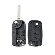 Per RENAULT Clio/Megane/Kangoo/Modus Chiavi di Ricambio per Auto 3 Pulsanti Custodia per Chiave con Stelo della Chiave Pieghevole, For RENAULT Clio 3 Buttons