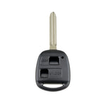 Per chiavi auto TOYOTA di ricambio, custodia per chiave auto a 2 pulsanti con stelo chiave, 2 Buttons