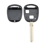 Per chiavi auto TOYOTA di ricambio, custodia per chiave auto a 2 pulsanti con stelo chiave, 2 Buttons