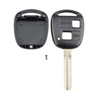 Per chiavi auto TOYOTA di ricambio, custodia per chiave auto a 2 pulsanti con stelo chiave, 2 Buttons