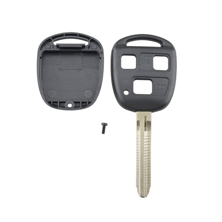 Per le chiavi della macchina TOYOTA, custodia sostitutiva a 3 pulsanti con stelo della chiave, 3 Buttons