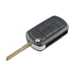 Per Land Rover Range Rover Sport 2006-2011 / Range Rover 2006~2009 / Discovery 3 2005~2009 Chiavi di ricambio per auto Custodia per chiave a 3 pulsanti con stelo della chiave pieghevole, For Landrover Range Rover