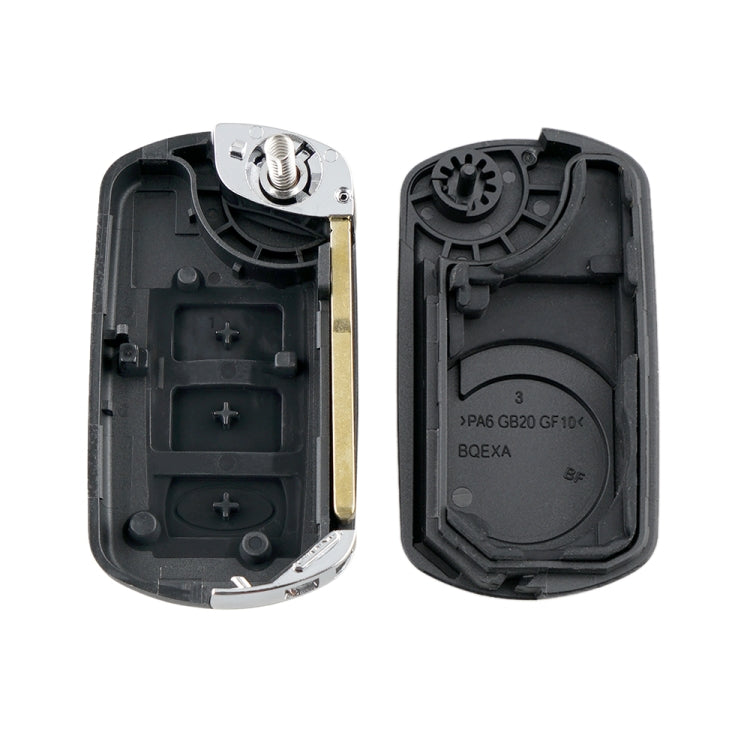 Per Land Rover Range Rover Sport 2006-2011 / Range Rover 2006~2009 / Discovery 3 2005~2009 Chiavi di ricambio per auto Custodia per chiave a 3 pulsanti con stelo della chiave pieghevole, For Landrover Range Rover