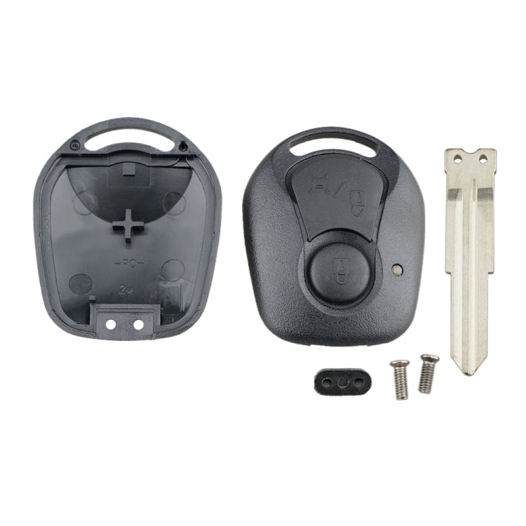 Per SSANGYONG Actyon/Kyron/Rexton Chiavi di Ricambio per Auto 2 Pulsanti Custodia per Chiave con Stelo della Chiave, For SSANGYONG Actyon
