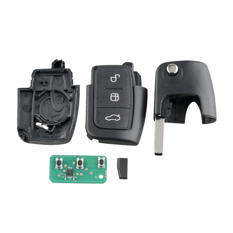 Per chiave auto telecomando intelligente Ford Focus con 63 chip 40 bit e batteria, frequenza: 433 MHz, For Ford Focus