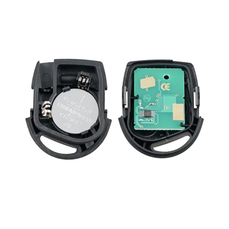 Per Ford Focus Chiave ovale con telecomando intelligente con 63 chip 40 bit e batteria, frequenza: 433 MHz, For Ford Focus Oval