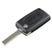 Per chiave auto telecomando intelligente PEUGEOT a 2 pulsanti con chip integrato PCF7961, batteria, supporto, stelo chiave scanalato e segnale ASK, frequenza: 433 MHz, 2 Buttons with Slotted Key Blade