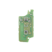 Per chiave auto telecomando intelligente PEUGEOT a 2 pulsanti con chip integrato PCF7961, batteria, supporto, stelo chiave scanalato e segnale ASK, frequenza: 433 MHz, 2 Buttons with Slotted Key Blade