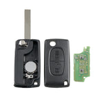 Chiave telecomando Peugeot 2 pulsanti con chip PCF7961