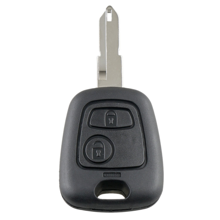 Per PEUGEOT 206 Chiave per auto con telecomando intelligente a 2 pulsanti con chip e batteria integrati, frequenza: 433 MHz, For PEUGEOT 206