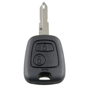 Per PEUGEOT 206 Chiave per auto con telecomando intelligente a 2 pulsanti con chip e batteria integrati, frequenza: 433 MHz, For PEUGEOT 206