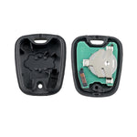 Per PEUGEOT 206 Chiave per auto con telecomando intelligente a 2 pulsanti con chip e batteria integrati, frequenza: 433 MHz, For PEUGEOT 206