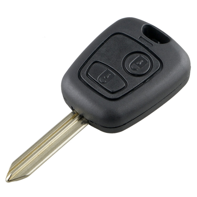 Per Citroen Saxo/Picasso/Xsara/Berlingo Chiave per auto con telecomando intelligente a 2 pulsanti con chip e batteria integrati, frequenza: 433 MHz, For Citroen