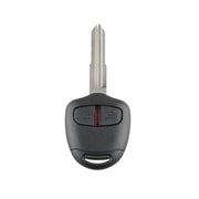 Per MITSUBISHI Chiave per auto con telecomando intelligente a 2 pulsanti con 46 chip, batteria e slot destro, frequenza: 433 MHz, For MITSUBISHI(Right)