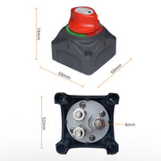 Auto Auto RV Marine Boat Batteria Selettore di distribuzione della corrente a 3 livelli Isolatore Disconnettere l'interruttore rotante, A701-S